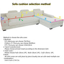Non-Slip Sectional Couch Cover with Lace, Furniture Protector for Dogs, Pets, and Kids II
