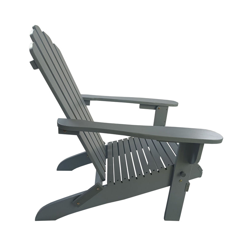 Outdoor Or Indoor Adirondack Chair - Walnut, photo 2 of 8