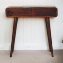 Curved Hallway Table - Chestnut by Unique Piece Furniture