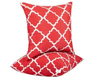 2 Pack Outdoor Pillow Covers (18x18 Inch)