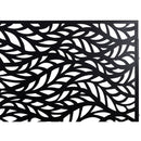 Outdoor & Indoor Privacy Screen Metal Privacy Screen, Freestanding Decorative Privacy Screen For Deck Balcony Patio - Black