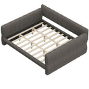 Upholstered Platform Bed With USB Charging