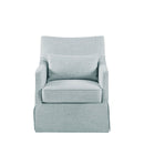 Traditional Design London Skirted Swivel Chair by HouseOfZazla