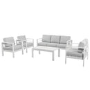 Outdoor Patio Set With All-Weather Thick Cushions by HouseOfZazla