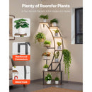 63 in Tall Indoor Plant Stand with Grow Lights