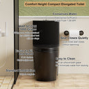 1 Piece Toilet With Tornado Flush, Dual Flush, And ADA Height Comfort Chair by HouseOfZazla