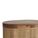 Larissa - Lid Up, Storage Stool - Oak by Unique Piece Furniture