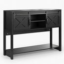 Farmhouse Entryway Table With Sliding Barn Door by HouseOfZazla