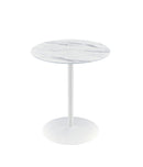 Circa - 17.5" End Table With Marble Textured Top by HouseOfZazla
