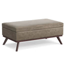 Owen - Multifunctional Square Coffee Table Storage Ottoman by Unique Piece Furniture