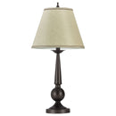Table Lamps With Cone Shade (Set of 2) - Beige / Brown