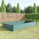 Raised Garden Bed Kit - Metal Raised Bed Garden 7.6x3.7x0.98ft by HouseOfZazla