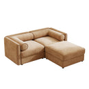 Contemporary Elegant Sofa With Storage And Ottoman by HouseOfZazla