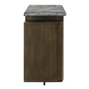 Dillon - Server With Marble Top - Natural / Walnut by Unique Piece Furniture