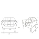 Modern Lounge Chair With Button Tufting by HouseOfZazla