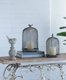 Ophira Sparrow Candle Holders (Set of 2) - Antique Gray