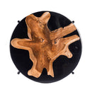 Side Table - Black / Brown by Unique Piece Furniture