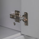 30" Bathroom Vanity with Sink, Bathroom Storage Cabinet with Doors and Drawers, Solid Wood Frame, Ceramic Sink, Grey