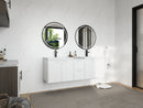60" Bathroom Vanity With Resin Sink, Soft Close Doors and 1-Side Cabinet by HouseOfZazla