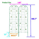 Metal Garden Trellis Rustproof Trellis For Climbing Plant Outdoor Flower Support by HouseOfZazla