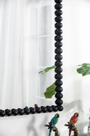 Rectangle Mirror, Wall Mirror For Living Room Bedroom Entryway - Black