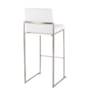 Fuji - Contemporary And Modern Elegance High Back Barstool by HouseOfZazla