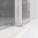 Double Sliding Frameless Soft-Close Shower Door