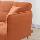 Convertible Double Futon Sofa Bed With Folding Armrests For Living Rooms by HouseOfZazla
