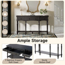 Retro Console Table With 3 Soft Close Drawers by HouseOfZazla