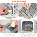 Double Door Humane Live Mouse Trap With One-Way Door Design Reusable Metal Rat Rodent Cage Continuous Capture Mouse Trap For Indoor Outdoor Use Catch