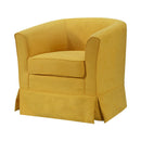 Tucker - Woven Fabric Swivel Barrel Chair by HouseOfZazla