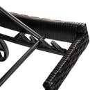 K&K 80'' Patio Wicker Chaise Lounge Chairs Set of 2 by HouseOfZazla