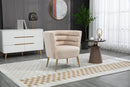 Accent Chair, leisure single chair with Golden feet