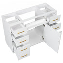 48" Bathroom Vanity without Sink, Cabinet Base Only