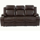 Power Motion Living Room Set With USB Port, Adjustable Headrest, Cup Holder by HouseOfZazla
