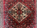 5.5 X 10 Antique Handmade Wool Tribal Gallery Rug All Over Red Runner Corridor