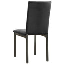 Macy - 5 Piece Dining Set - Black by HouseOfZazla