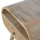 Circular Open Bedside Nightstand by HouseOfZazla