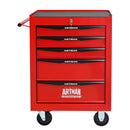 Rolling Metal Tool Chest With Drawers, Steel Storage Cabinet With Ball Bearing Slides by HouseOfZazla