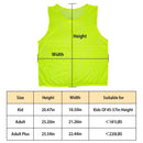5Pcs Mesh Scrimmage Vests Soccer Basketball Team Training Pinnies Jerseys Shirt Adult Plus Size