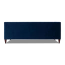 Jack - Modern Tuxedo Tufted Sofa - Navy Blue by HouseOfZazla