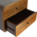 Curved Wall Mounted Bedside Nightstand by HouseOfZazla