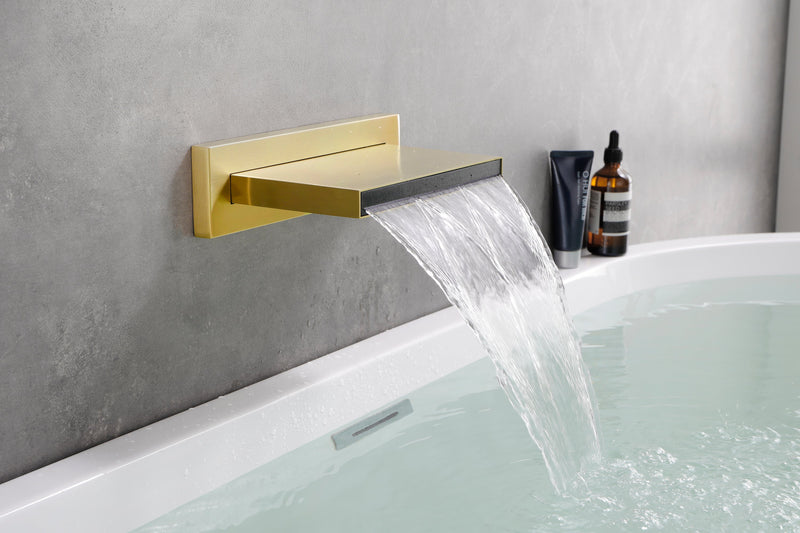 Shower Waterfall Waterfall Tub Faucet Wall Mount Tub Filler Spout For Bathroom sink Multiple Uses High Flow Bathtub shower Cascade Waterfall