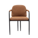 Modern Dining Chair Set With Durable Iron Frame and Comfortable Fabric Upholstery by HouseOfZazla