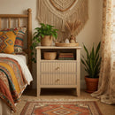Fluted Nightstand With 2 Drawers by HouseOfZazla