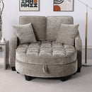 Two-Seater Sofa with Chaise Longue