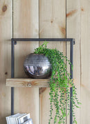 Wall Shelf With Two Shelves - Black Brown by Unique Piece Furniture
