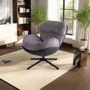 360° Swivel Office Chair, No Wheels by HouseOfZazla