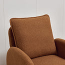 Modern Sherpa Upholstered Accent Chair, Comfortable Living Room Armchair, Lounge Chair For Bedroom, And Office by HouseOfZazla