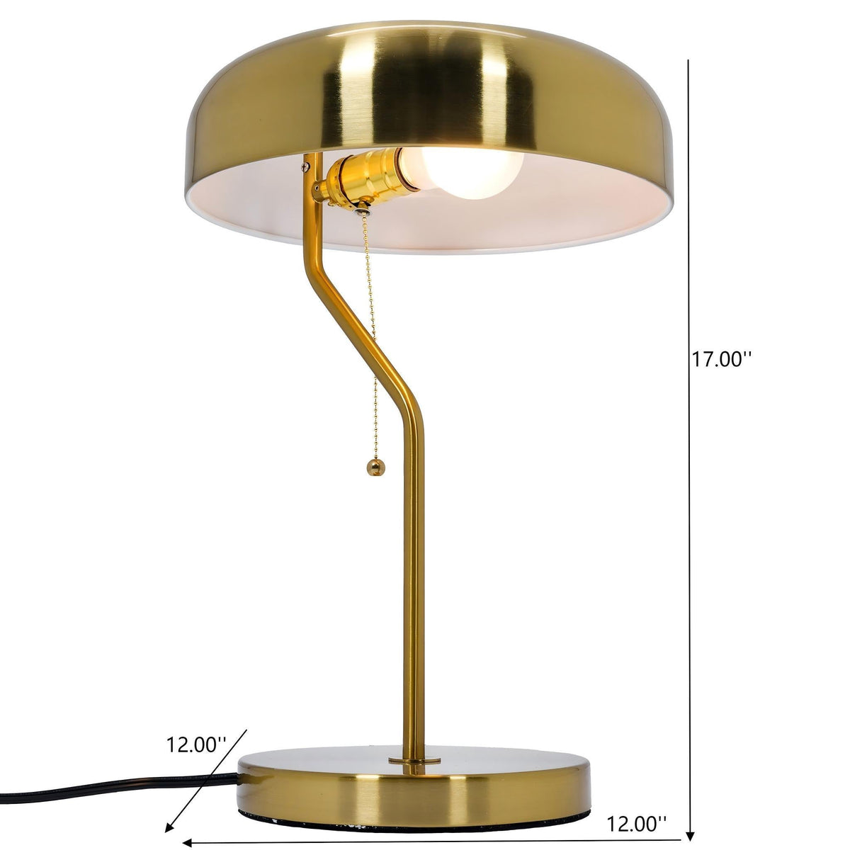Bedside Nightstand Table Lamp - Gold, photo 2 of 9